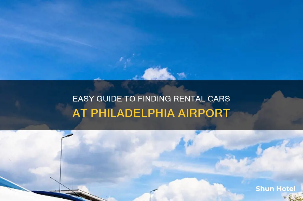 how to get to rentals at philidelphia airport