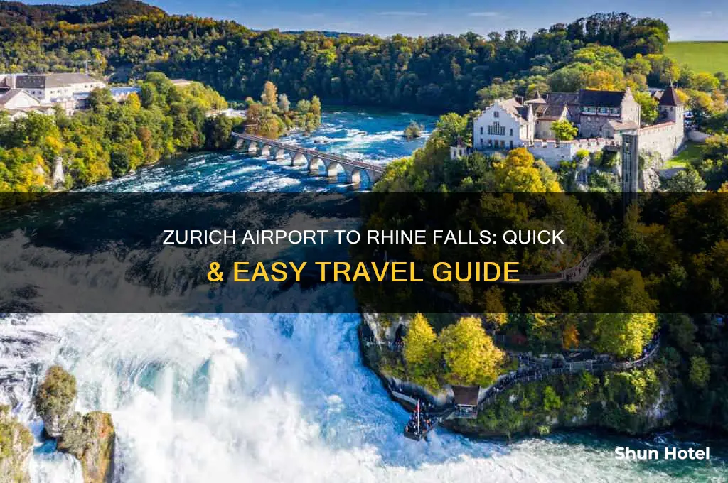 how to get to rhine falls from zurich airport