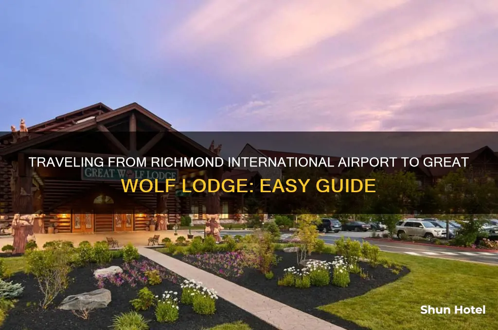 how to get to richmond international airport to greatwolf lodge