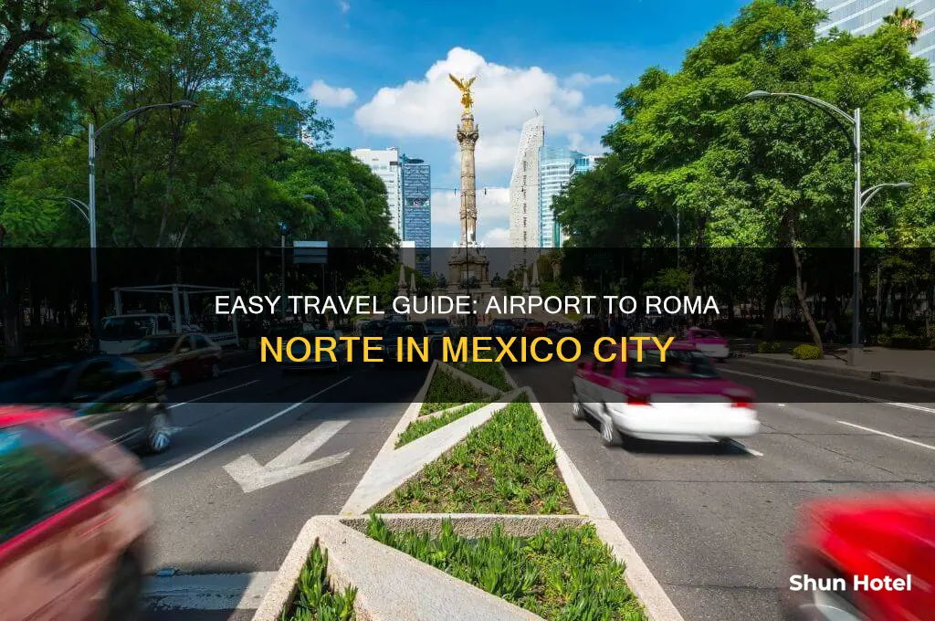 how to get to roma norte from airport