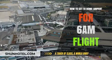 Early Rome Airport Guide: Smooth 6 AM Flight Departure Tips