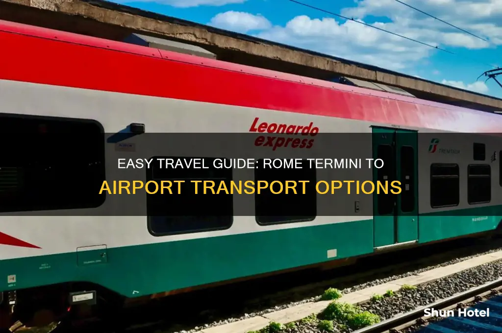 how to get to rome airport from rome termini