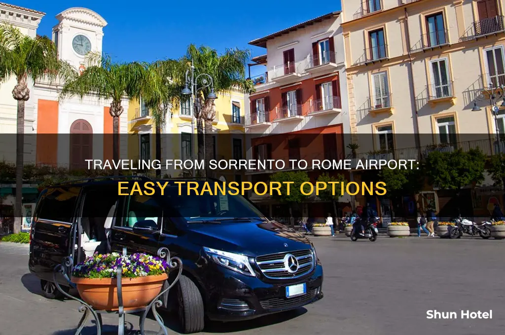 how to get to rome airport from sorrento