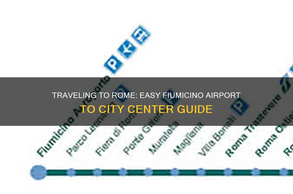 how to get to rome city center from fiumicino airport
