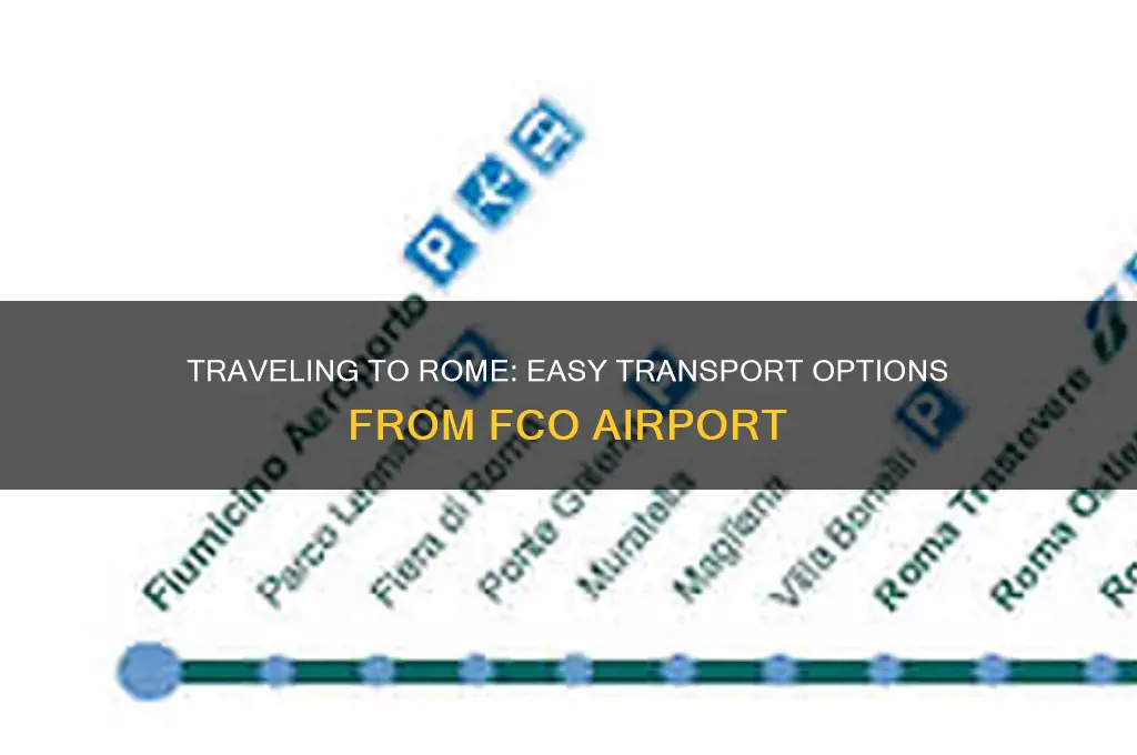 how to get to rome from airport fco