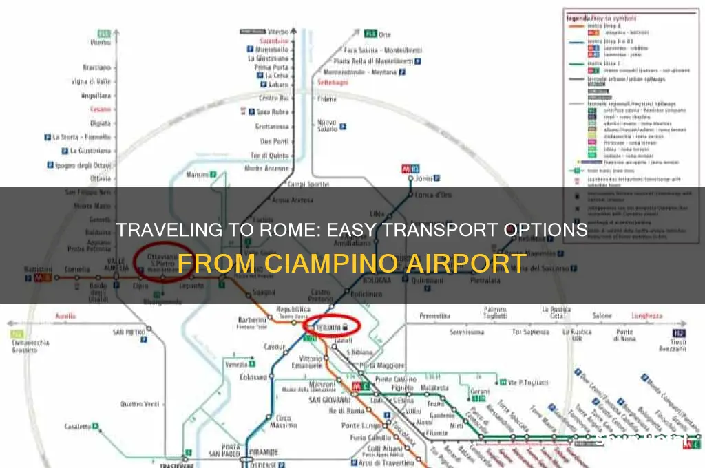 how to get to rome from ciantano airport