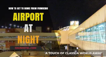 Nighttime Travel Guide: Fiumicino Airport to Rome City Center