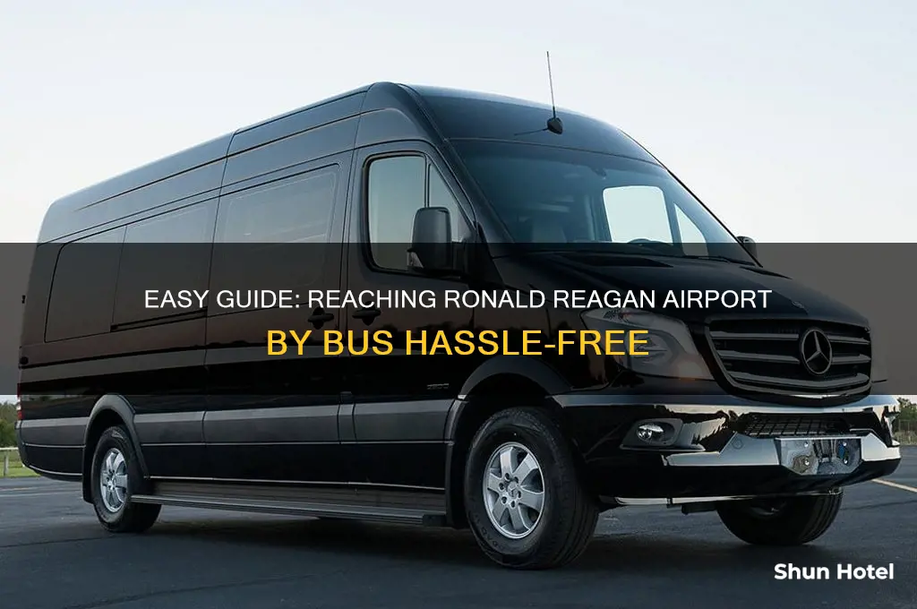 how to get to ronald reagan airport bus