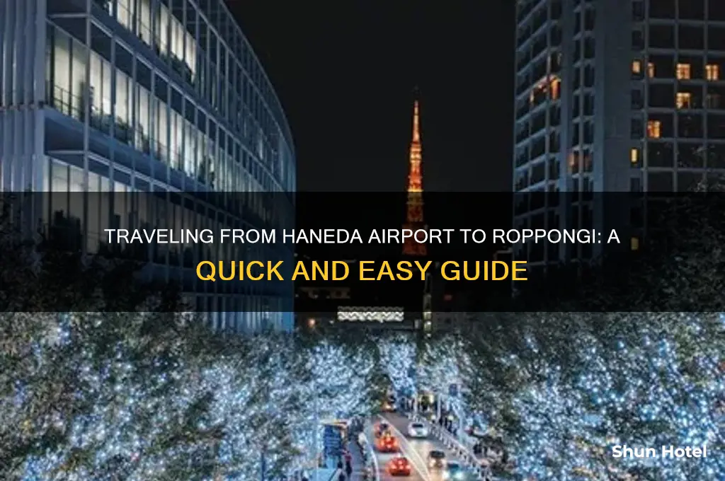 how to get to roppongi from haneda airport