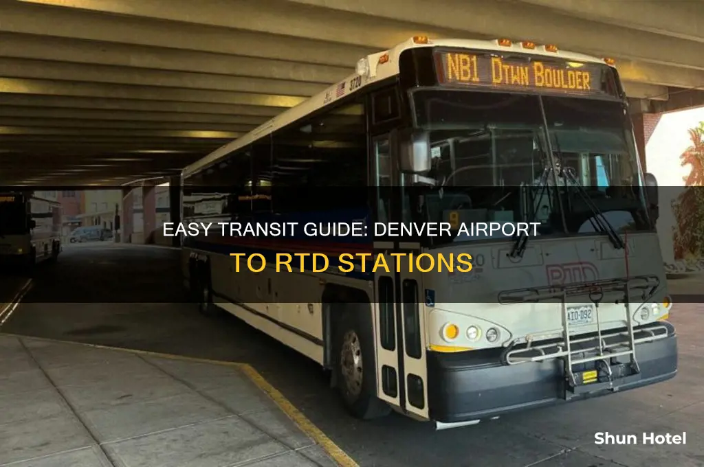 how to get to rtd from denver airport