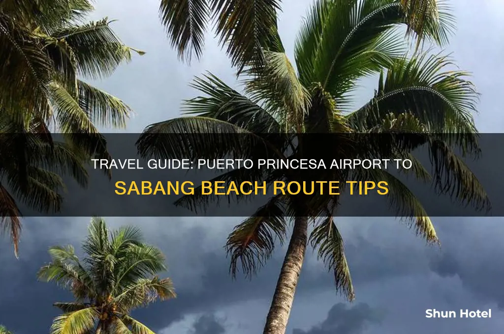 how to get to sabang from puerto princesa airport