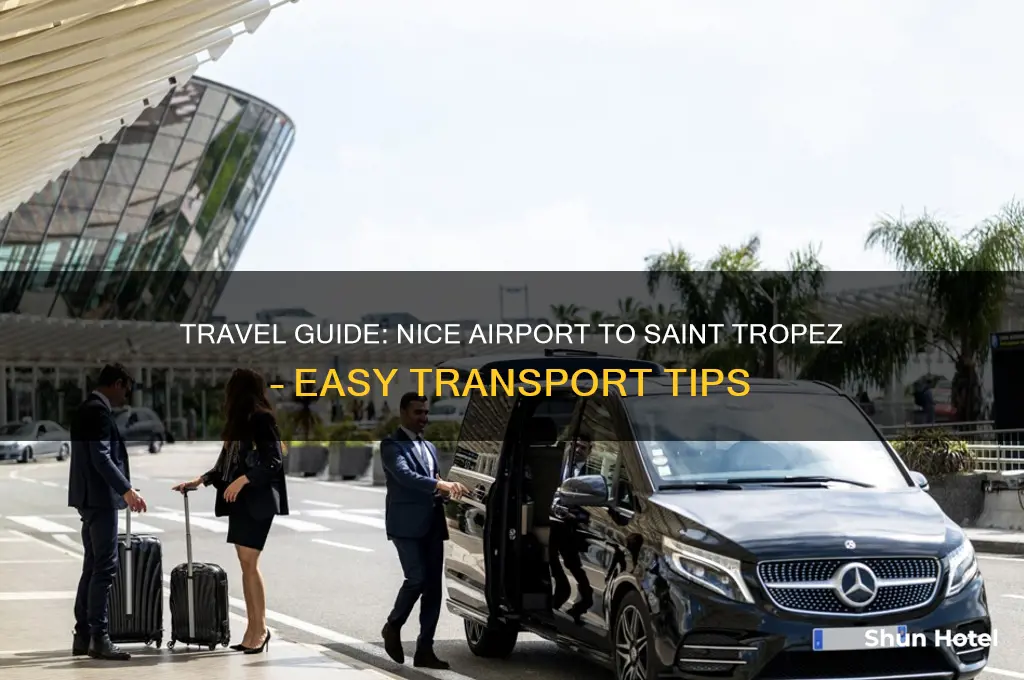 how to get to saint tropez from nice airport