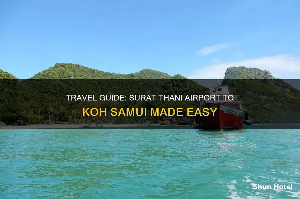 how to get to samui from surat thani airport