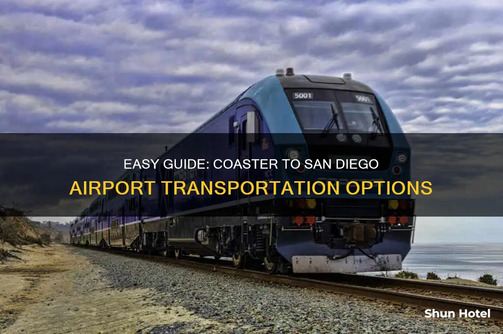 how to get to san airport from coaster