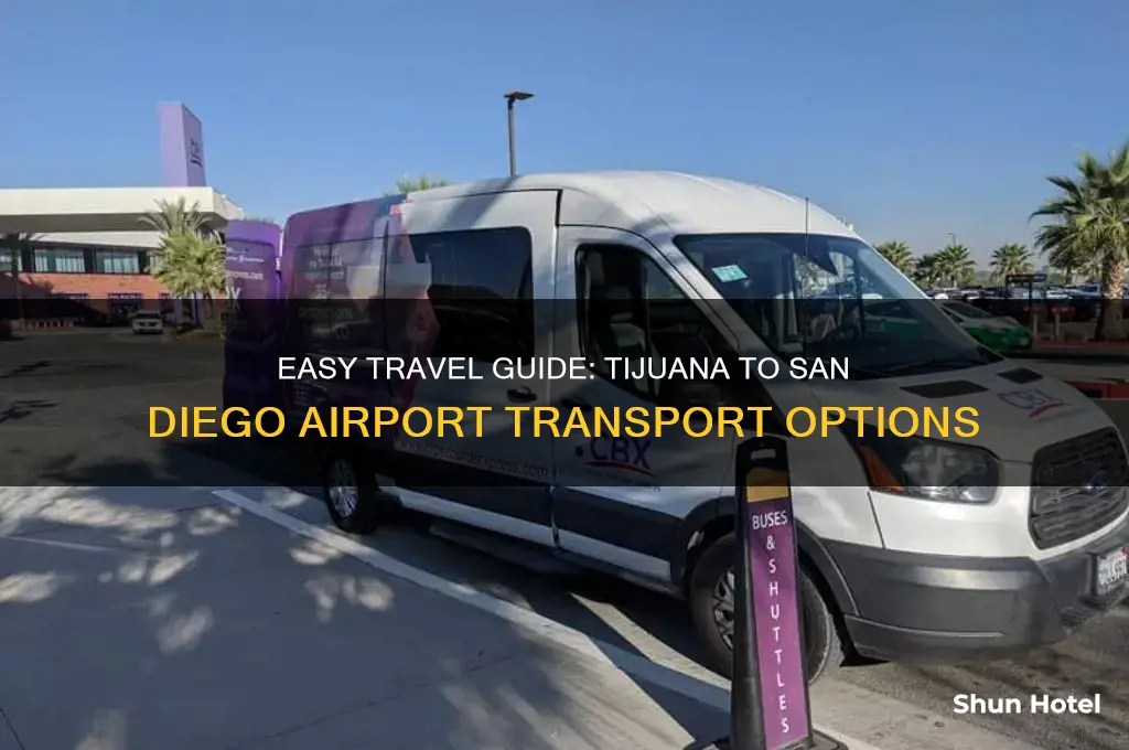 how to get to san diego airport from tijuana