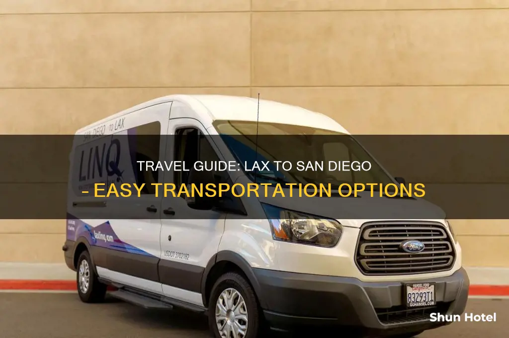 how to get to san diego from lax airport