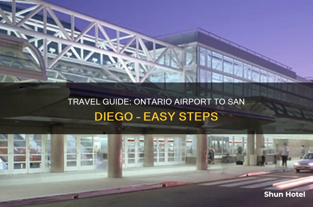 how to get to san diego from ontario airport