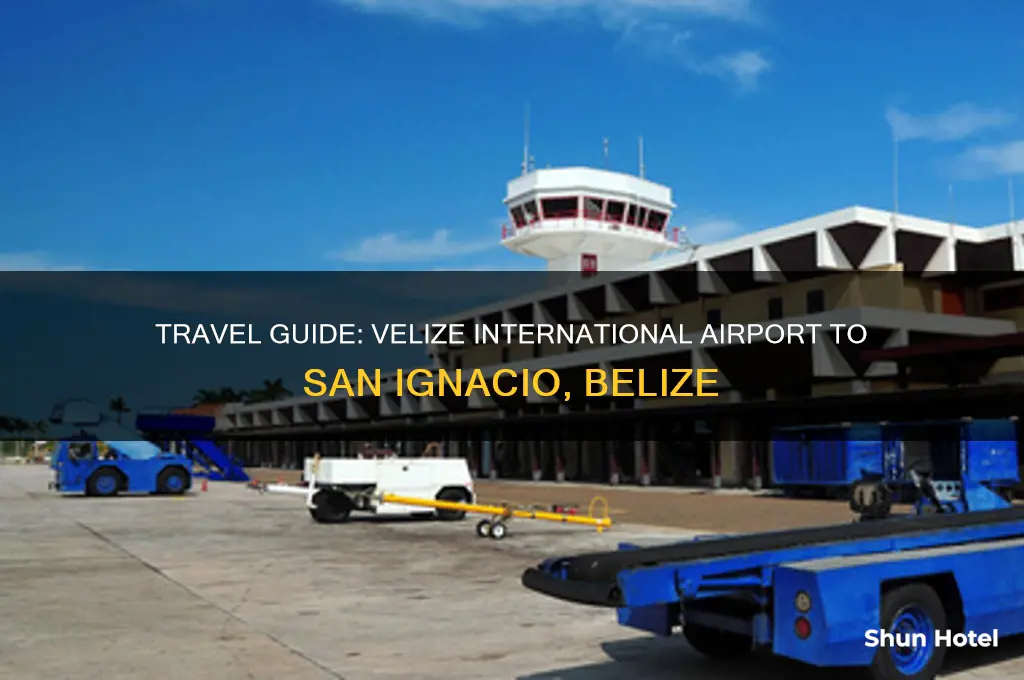 how to get to san igncio from velize international airport