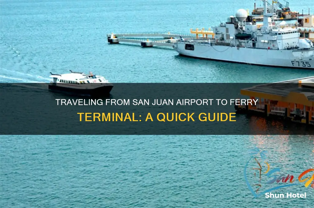 how to get to san juan ferry from airport