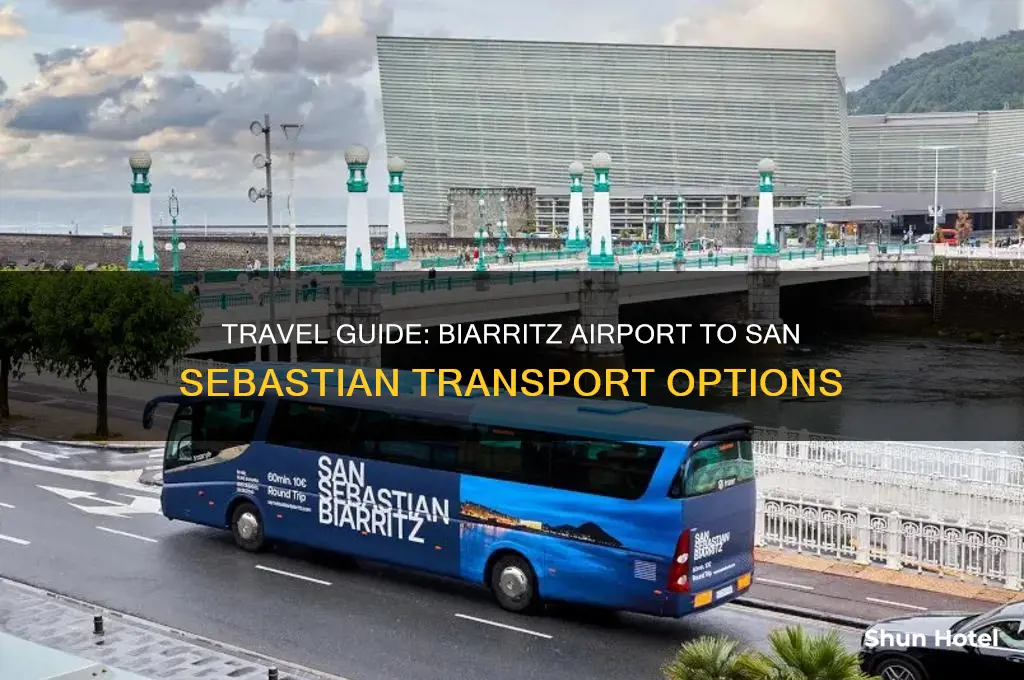 how to get to san sebastian from biarritz airport