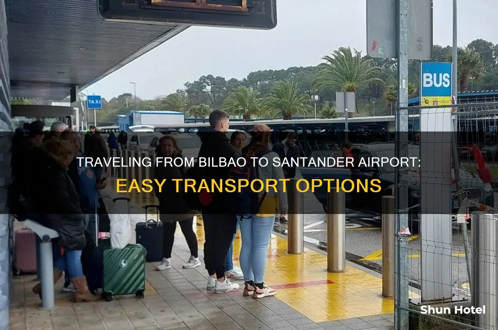how to get to santander airport from bilbao