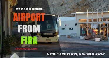 Traveling from Fira to Santorini Airport: Easy Transport Options