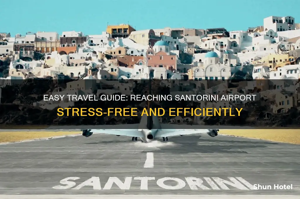 how to get to santorini airport