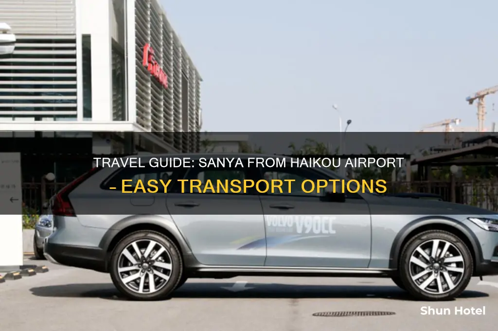 how to get to sanya from haikou airport