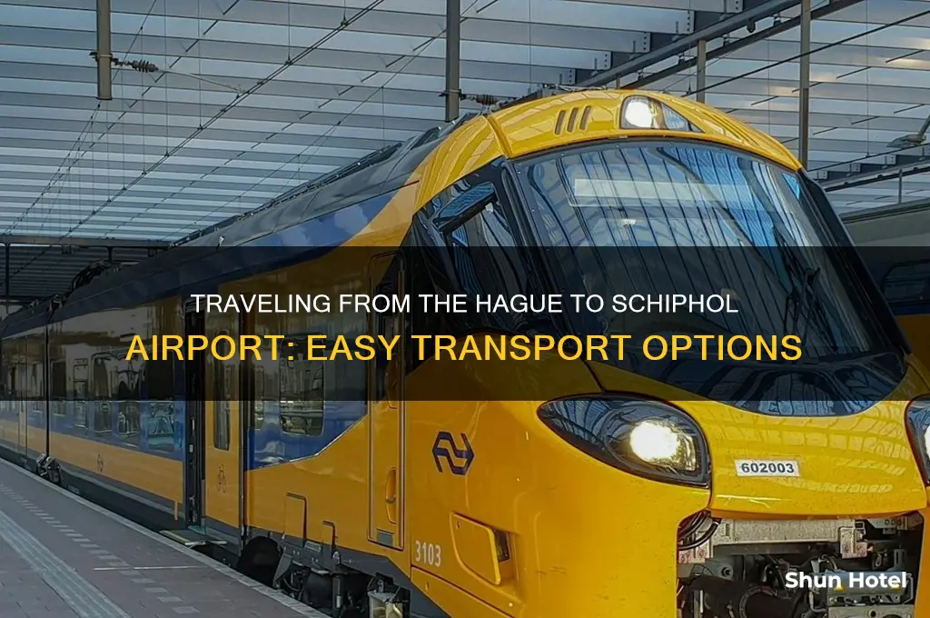how to get to schiphol airport from the hague