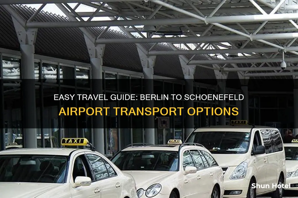 how to get to schoenefeld airport from berlin