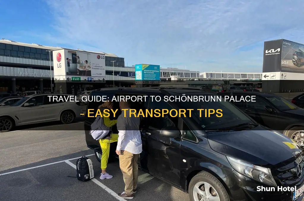 how to get to schonbrunn palace from airport