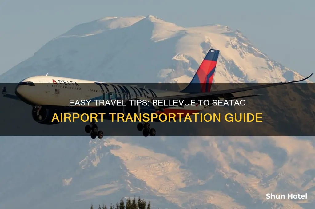 how to get to seatac airport from bellevue