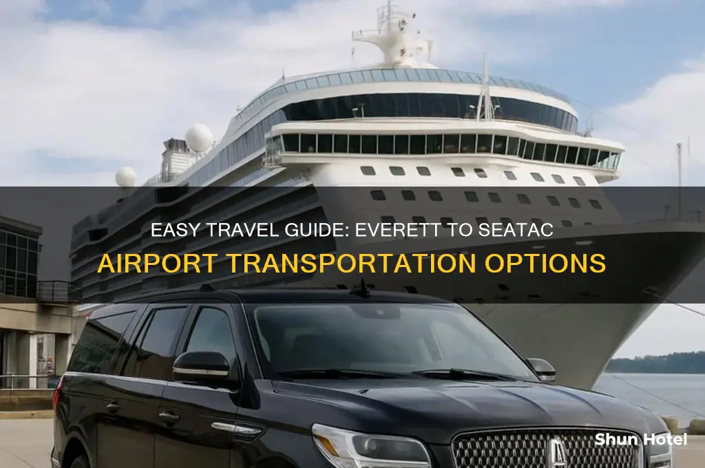 how to get to seatac airport from everett