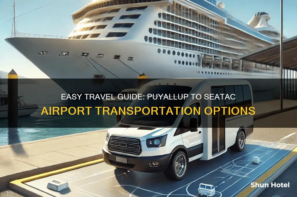 how to get to seatac airport from puyallup