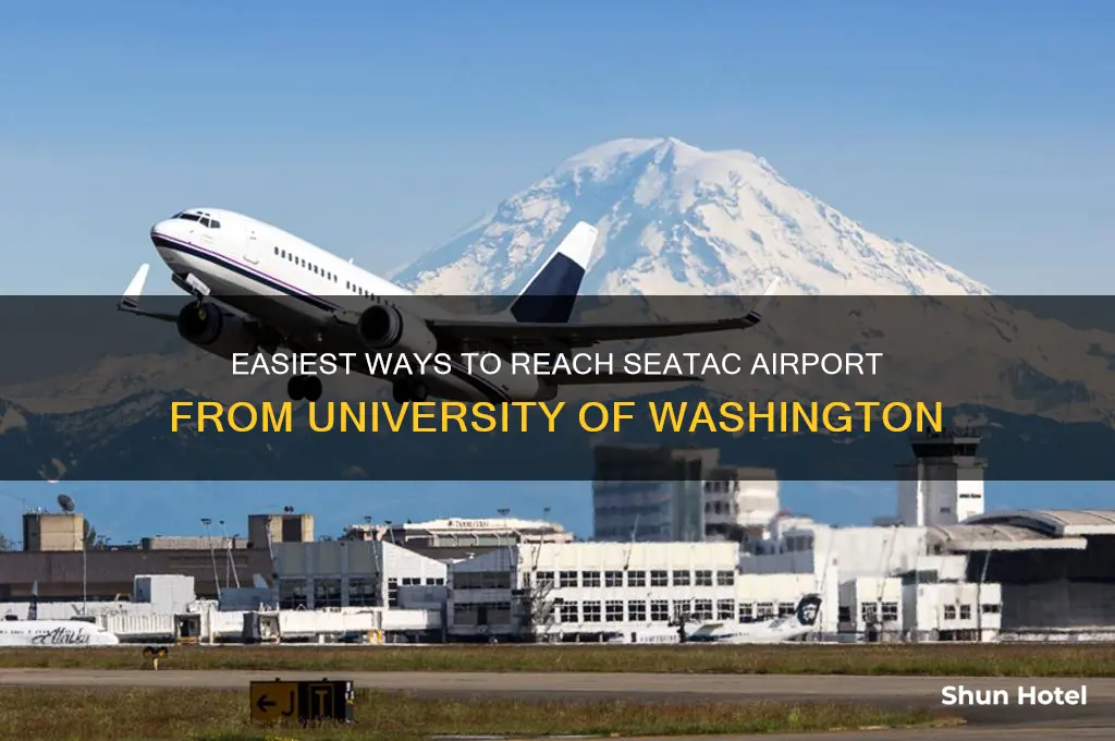 how to get to seatac airport from university of washington