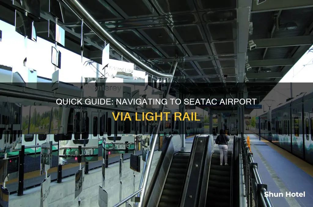 how to get to seatac airport light rail
