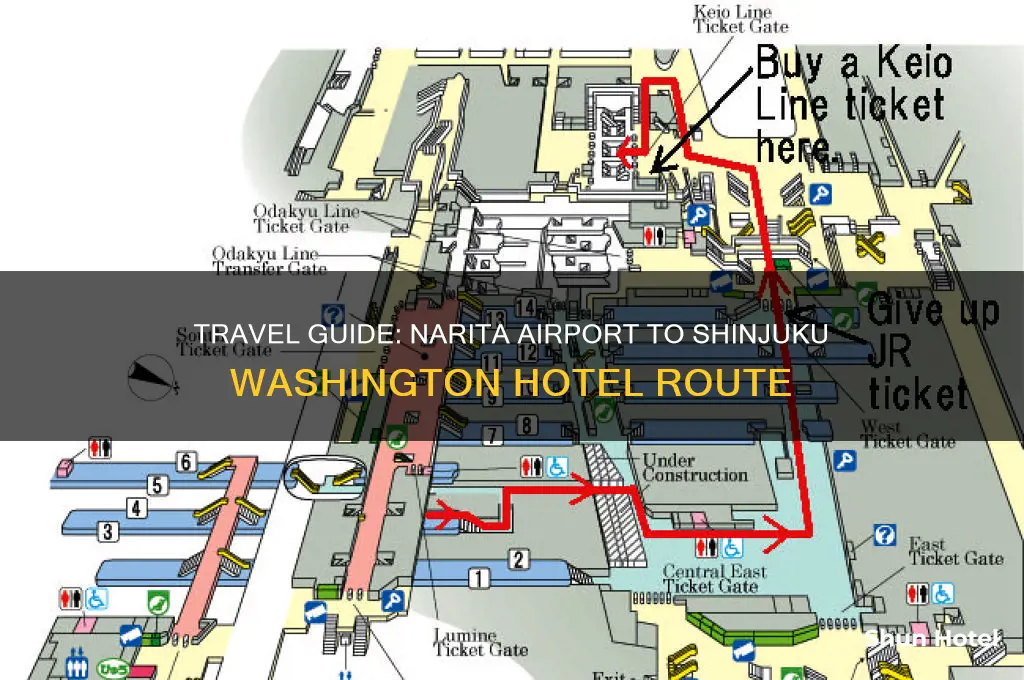 how to get to shinjuku washington hotel from narita airport