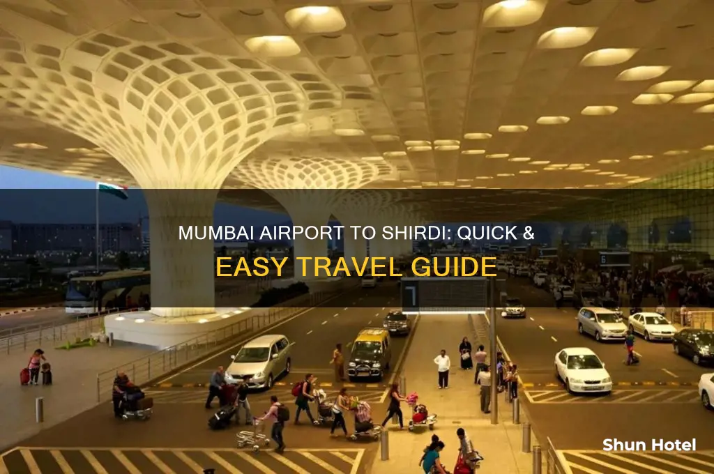 how to get to shirdi from mumbai airport