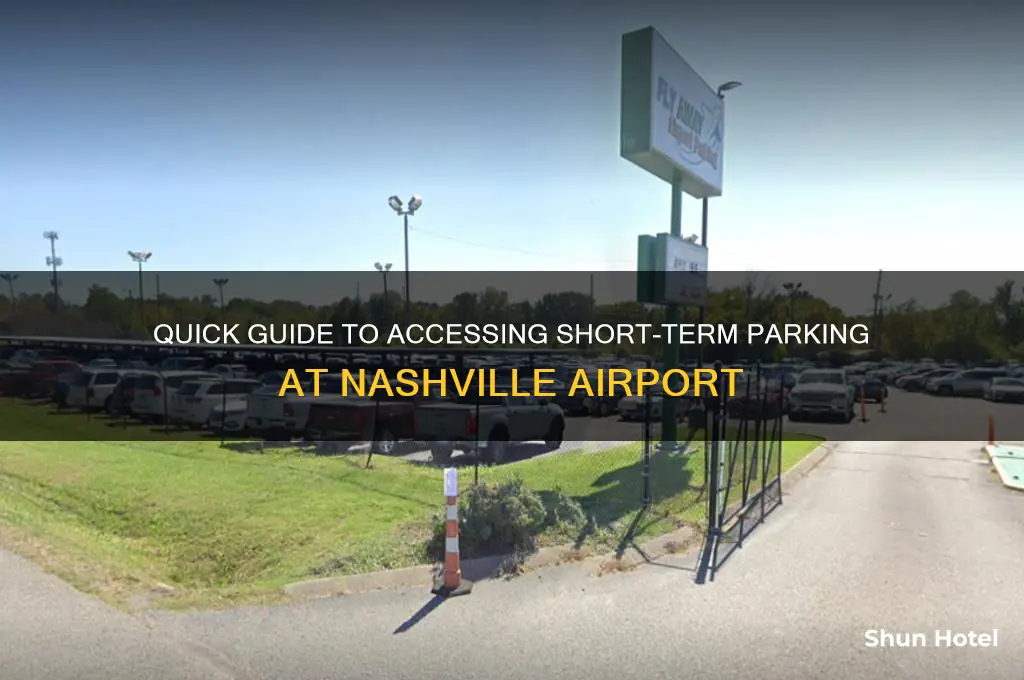 how to get to short term parking at nashville airport