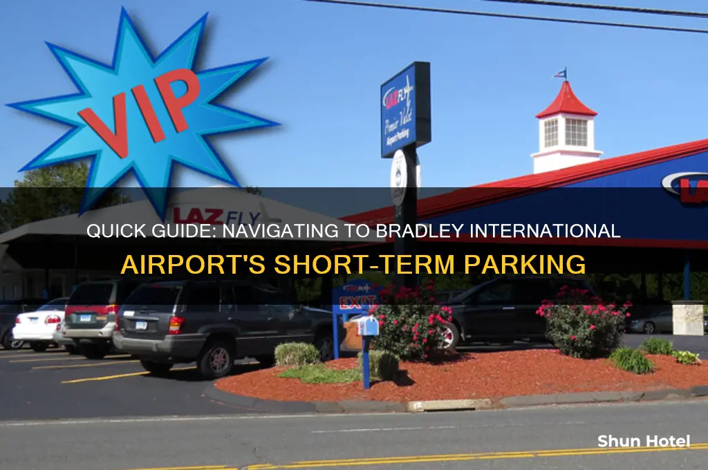 how to get to short term parking bradley international airport