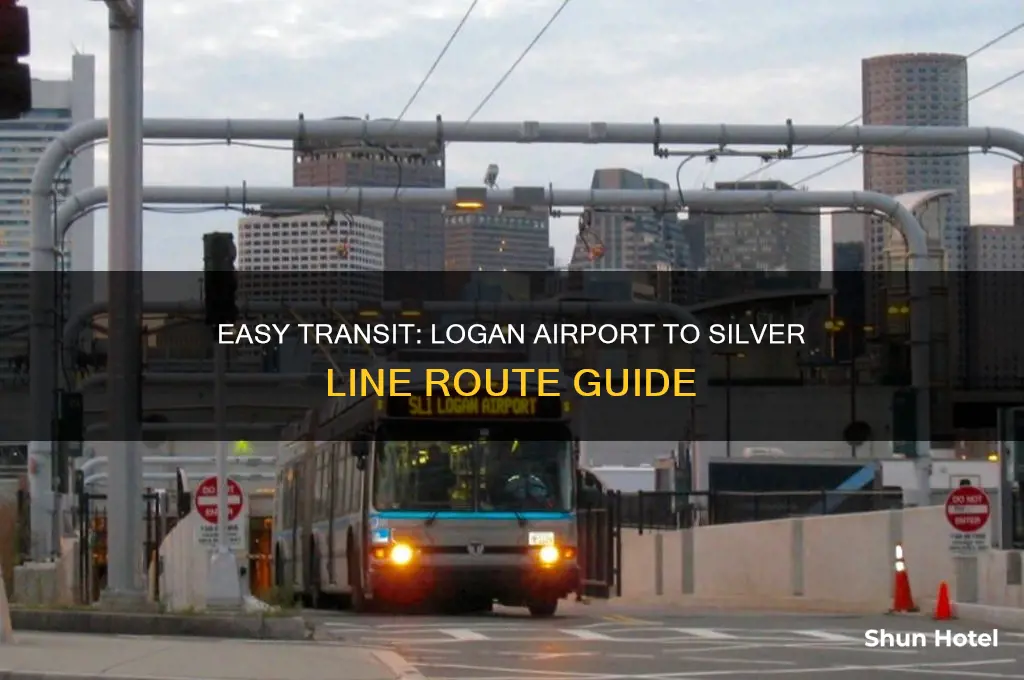how to get to silver line from logan airport