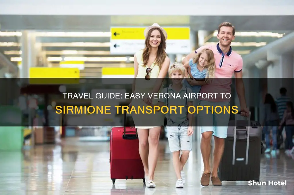 how to get to sirmione from verona airport