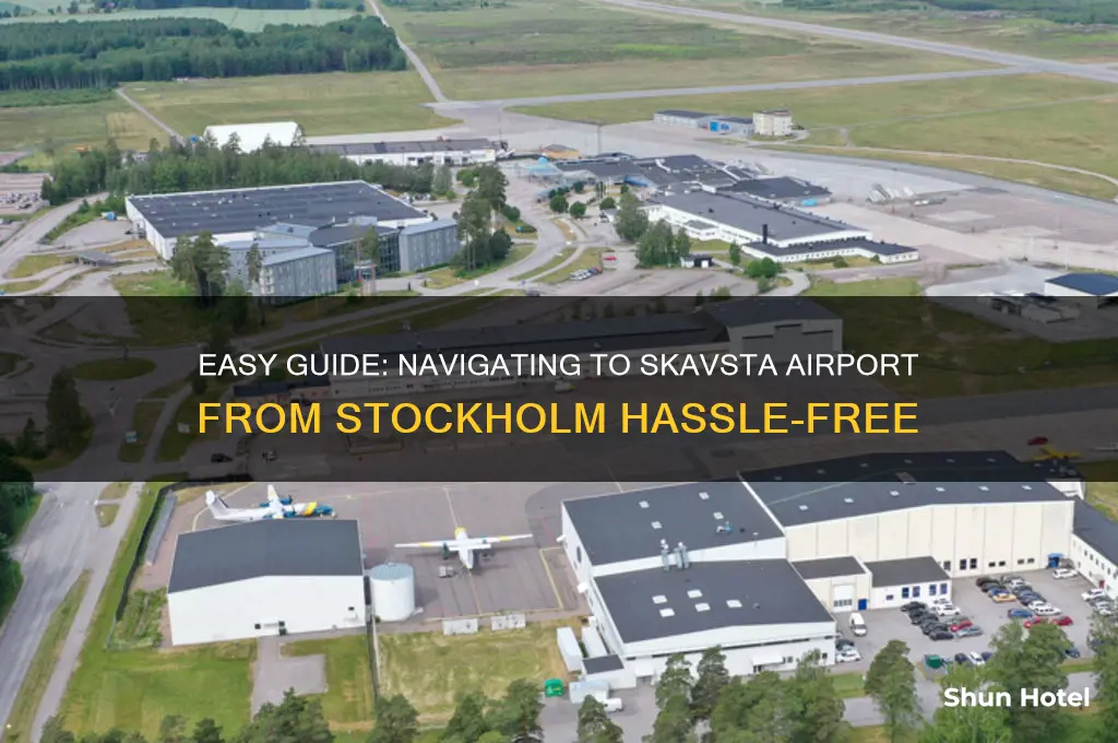 how to get to skavsta airport