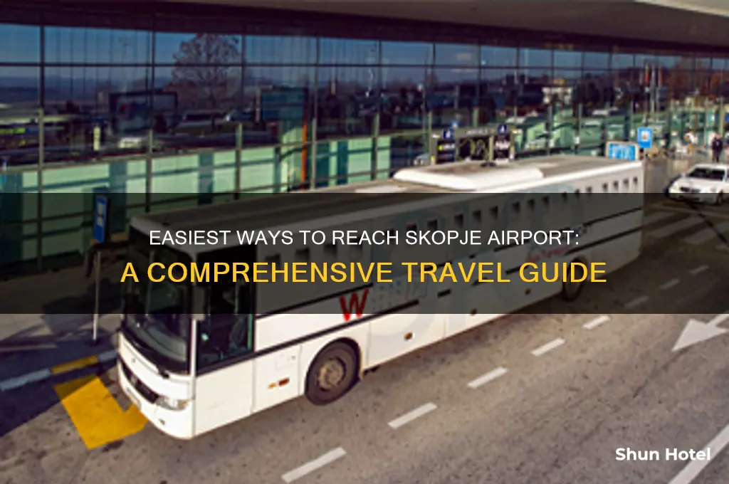 how to get to skopje airport