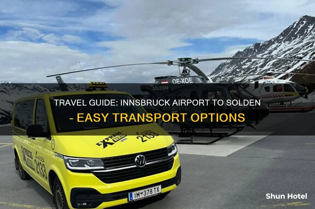 how to get to solden from innsbruck airport