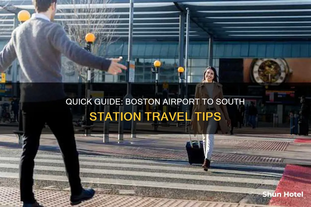 how to get to south station from boston airport