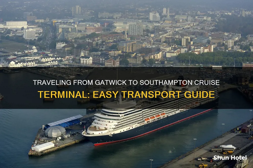 how to get to southampton cruise terminal from gatwick airport