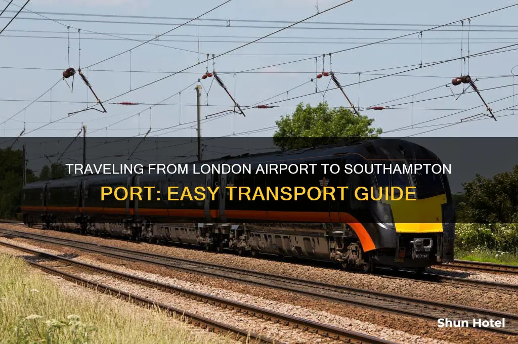 how to get to southampton port from london airport