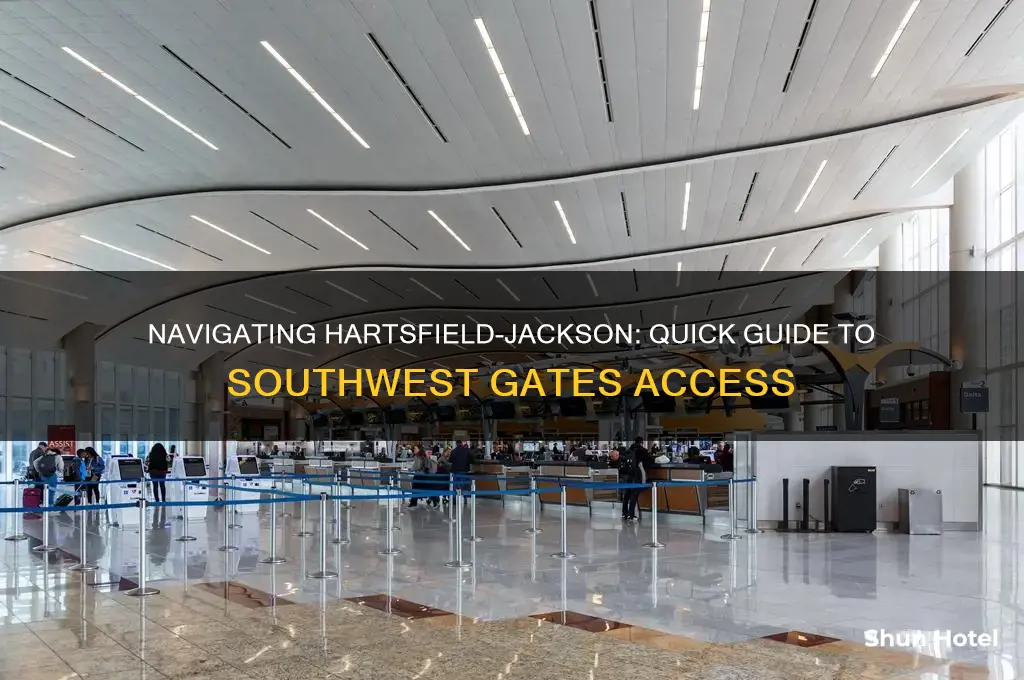 how to get to southwest gates hartsfield jackson airport