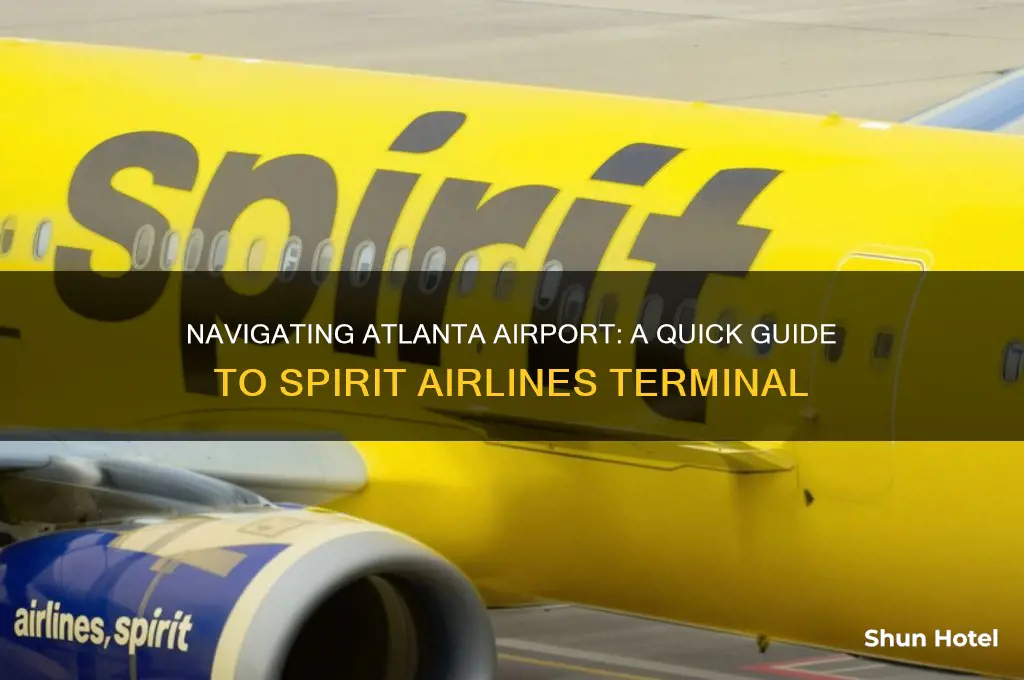 how to get to spirit airlines in atlanta airport